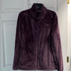 Purple north face zip up. Very good condition!